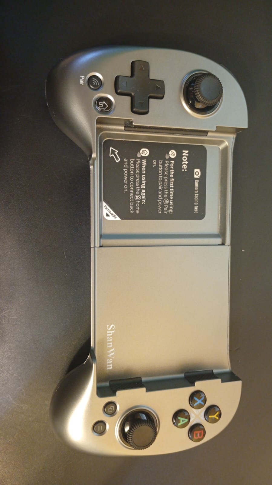 Mando de juegos móvil ShanWan, para iOS y Android, inalámbrico BT.