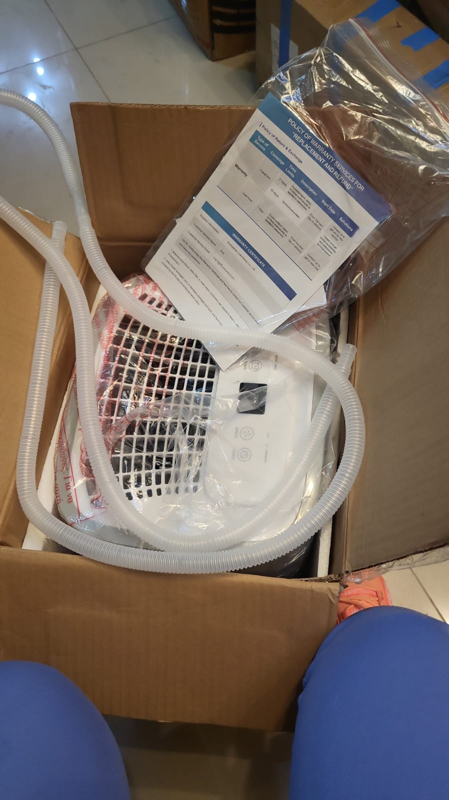 Deshumidificador para el hogar, con manguera de drenaje, RUWORA