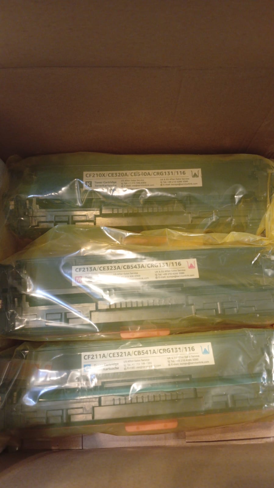 Cartucho de tóner Compatible con Canon 131, 131 A/X, 5pcs.