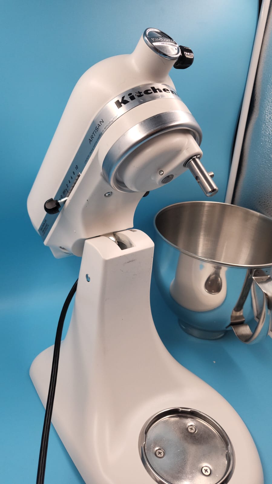 Batidora KitchenAid KSM150PSMH Mixers detalle en pintura