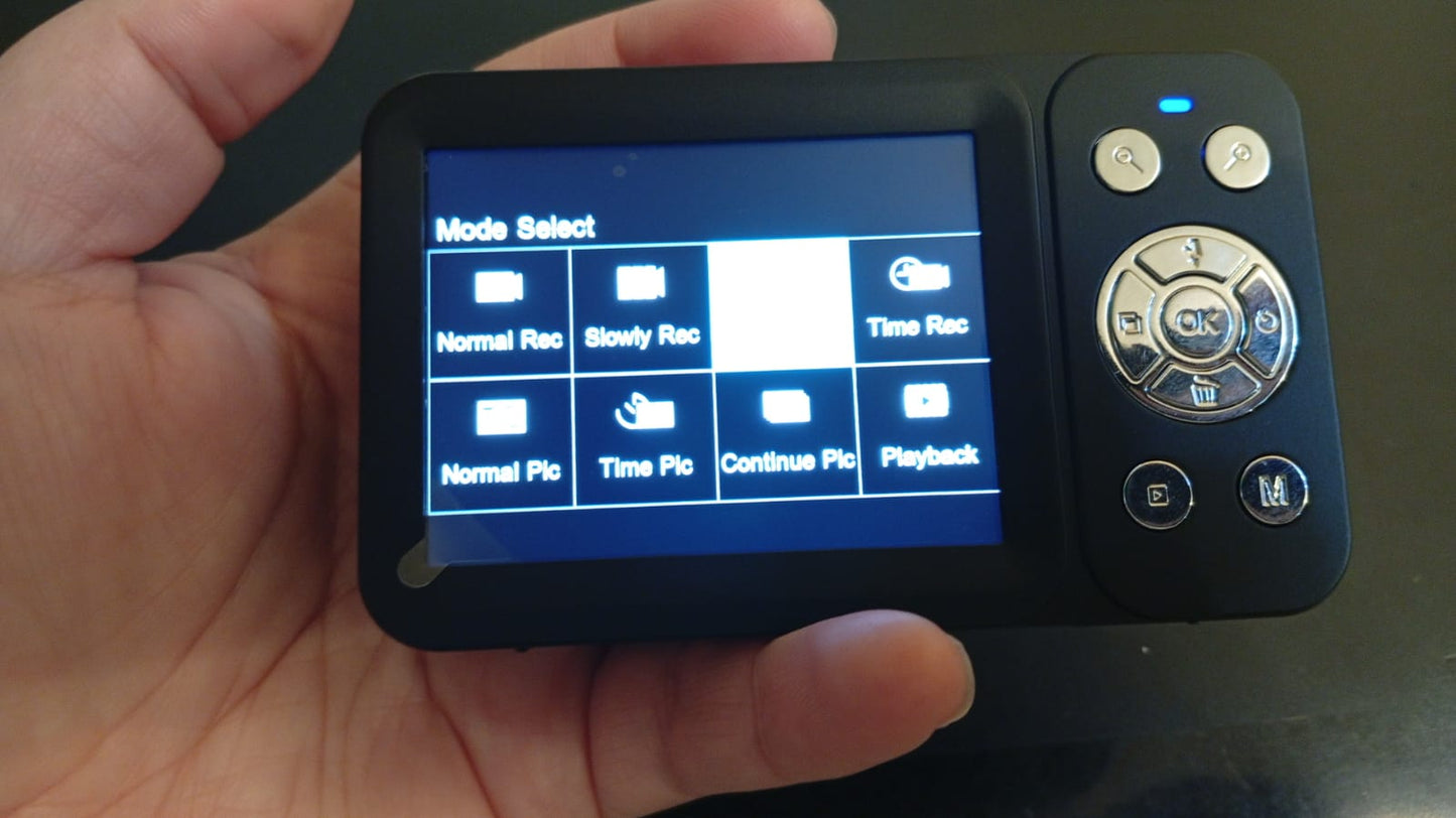 Cámara digital de doble pantalla 5K, 80 MP, para vlog y apps.