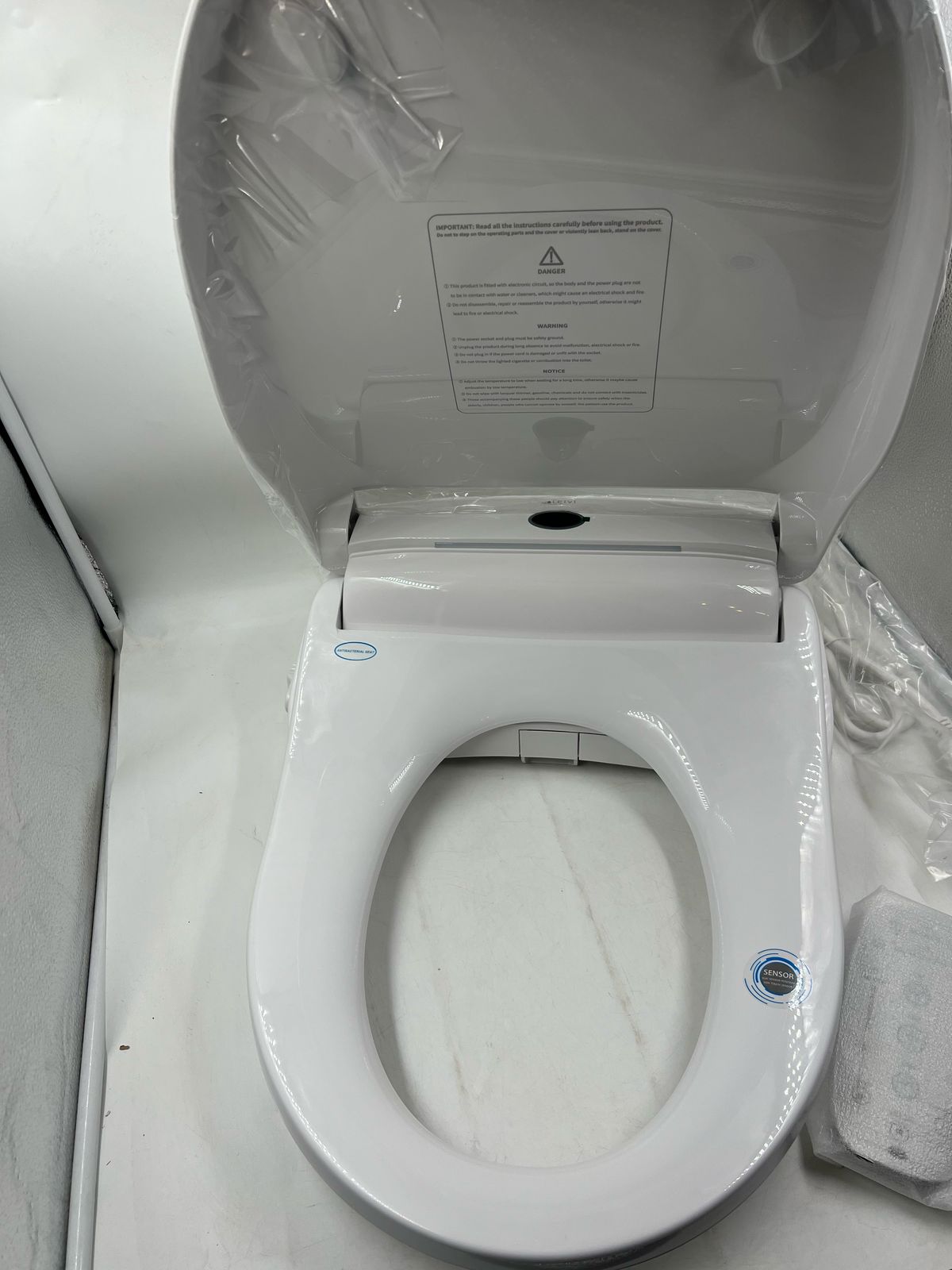 LEIVI - Asiento de inodoro con bidé eléctrico inteligente