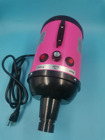 Secadora De Mascotas 3200w 4.03 Peluquería Canina Color Rosa usada