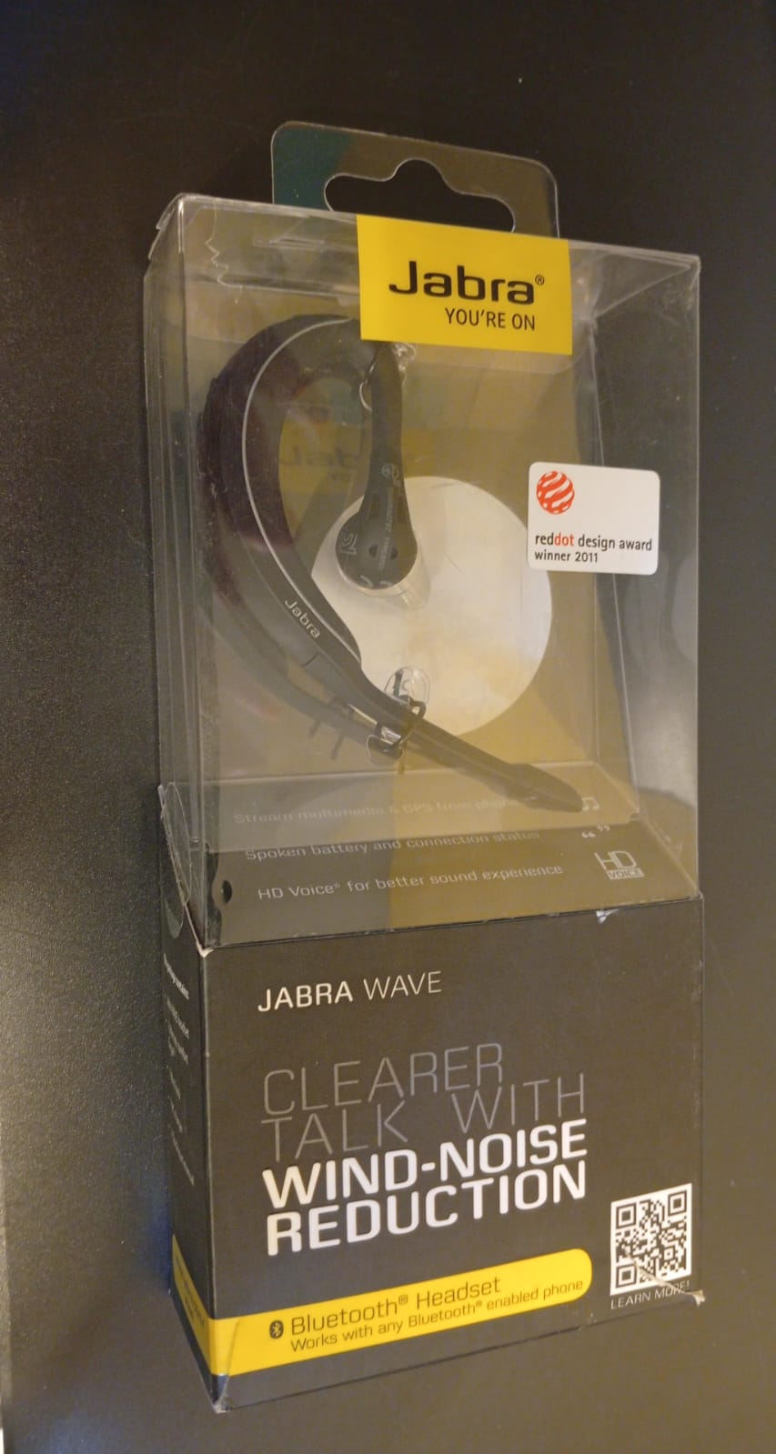 Auricular, manos libres, Bluetooth, Jabra WAVE, delgado.(USADO).