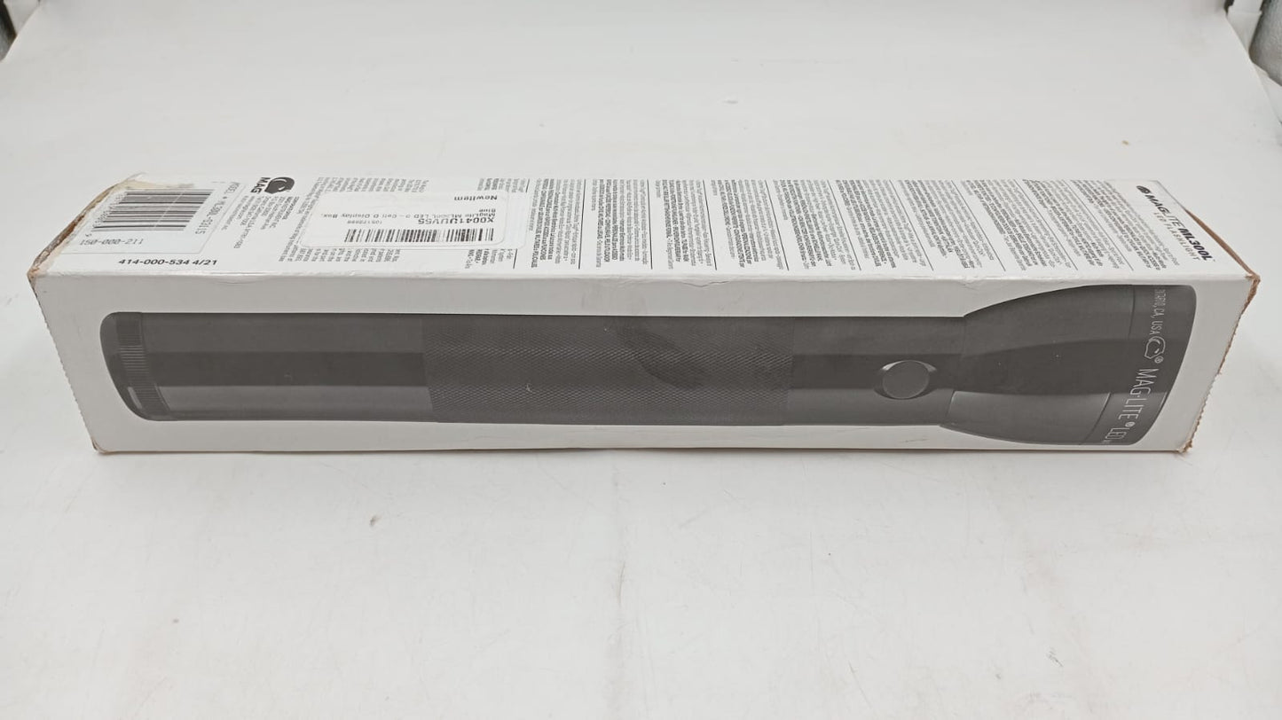 Lampara Maglite LED, de 3 celdas, cuerpo de aluminio azul.