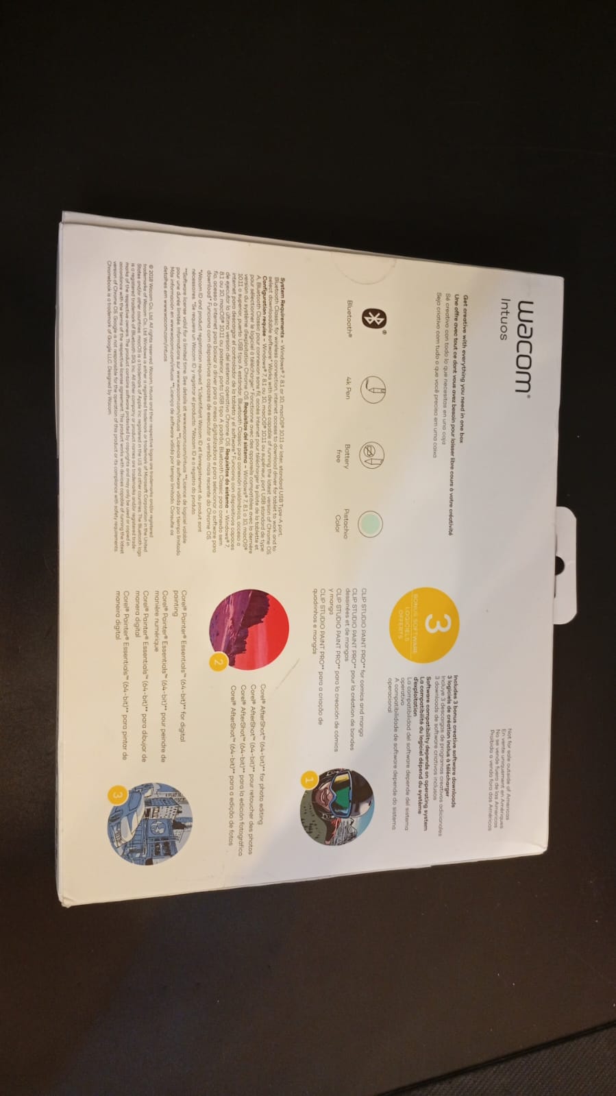 Tableta Gráfica Wacom Intuos Creative Pen, CTL-4100WL (Pistachio).