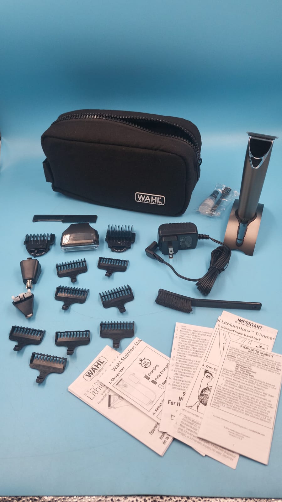 WAHL recortadora de barba y rastrojo para hombres USADO