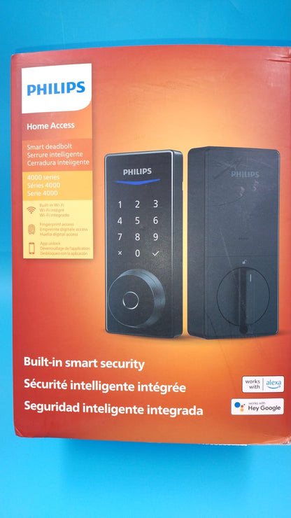 Cerradura Inteligente Philips Biométrica Negra (USADO)