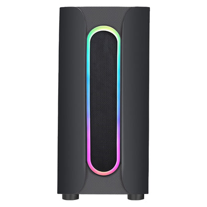 Gabinete Eagle Warrior Loop RGB, Cristal Templado, ATX, Micro ATX