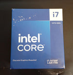 Procesador Intel Core i7-14700F, 14TH Gen, 33MB, hasta 5,4 GHz.