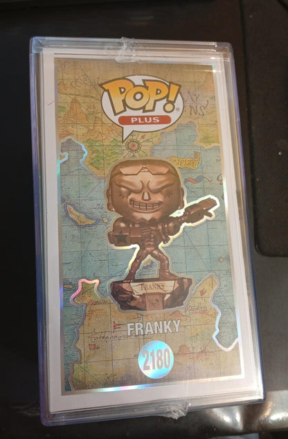 Funko Pop Franky 2180, Exclusivo Bronce, One Piece.