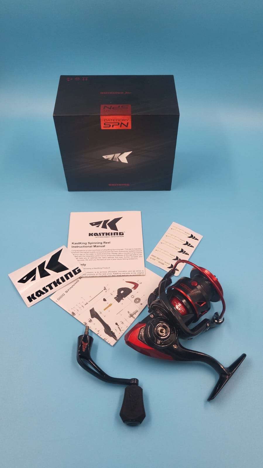 KastKing Sharky Baitrunner carrete de pesca giratorio Fibra de carbono 10+ 1