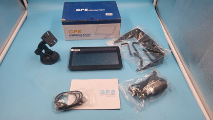 Navegación GPS para coche, 7 pulgadas, visualización táctil.