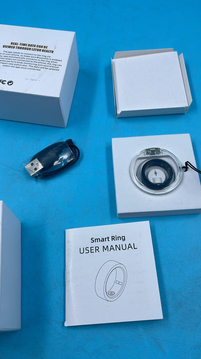 Anillo Inteligente Con Conteo De Pasos Y Frecuencia Cardíaca