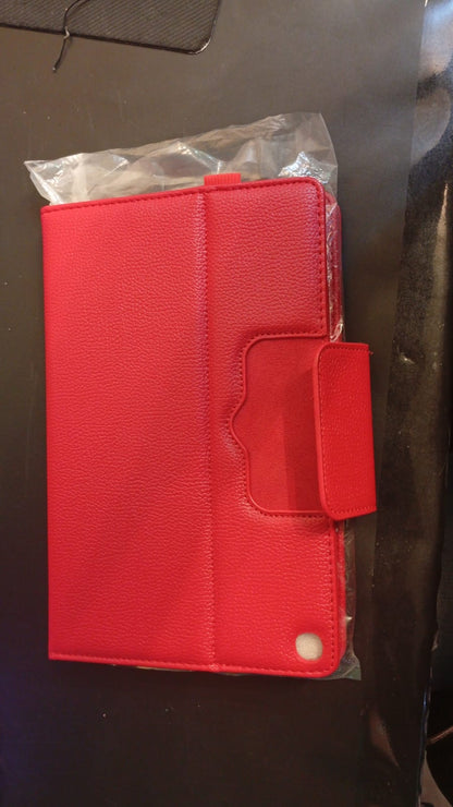 Funda/teclado para Samsung Galaxy Tab A10, T510/T515, piel plegable.