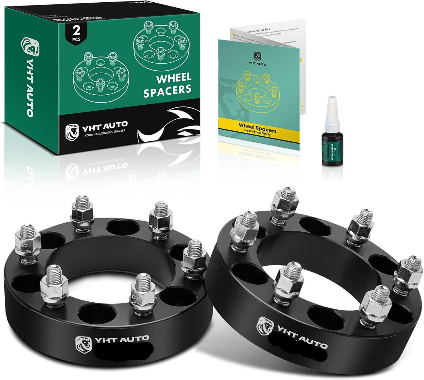 Espaciadores de rueda de 6 x 4.5",  1" ancho, 71.5mm centro.