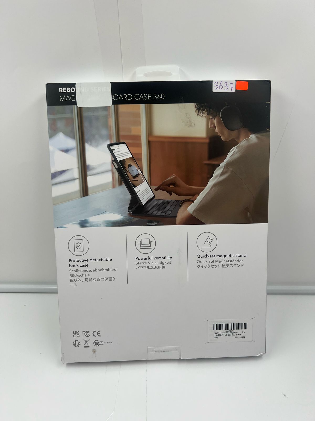 ESR - Funda para iPad Pro 13" soporte magnético OPENBOX