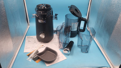 ACOQOOS Extractor Prensado Frio 1.8L Boca Ancha 13.5cm