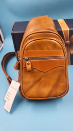 Bolso Bandolera De Piel Genuina Cruzado Antirrobo