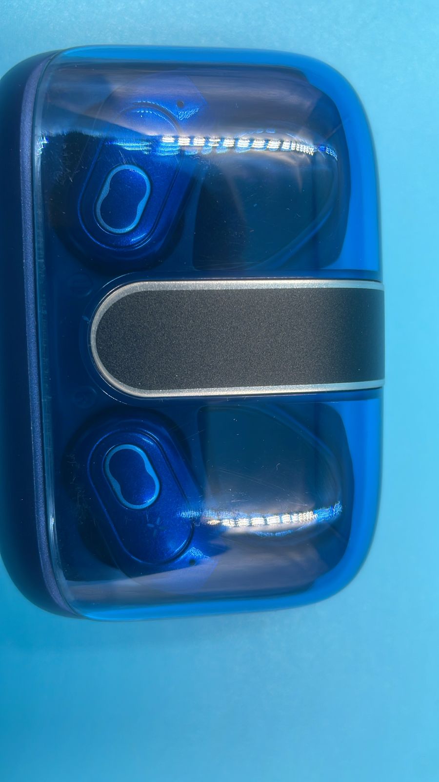 Aptkdoe - Auriculares Inalámbricos,Azules.(USADOS)