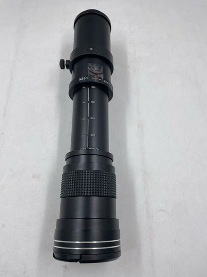 JINTU 420-800mm Camera Lens F/8.3 Super Telephoto Zoom.