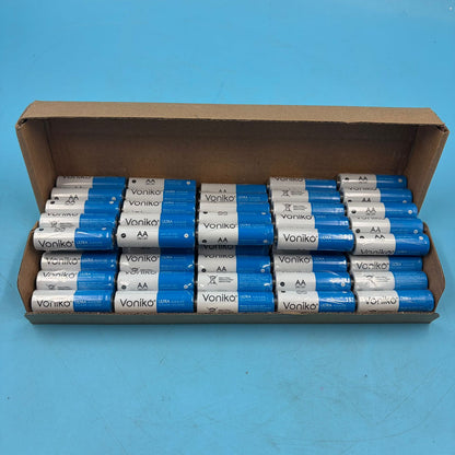 Paquete de 50 pilas alcalinas Voniko Ultra AA LR6 1,5 V