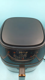 Freidora de Aire Bluebow 7.5QT, Pantalla Táctil 8 en 1, 1700W, Vent. Visible