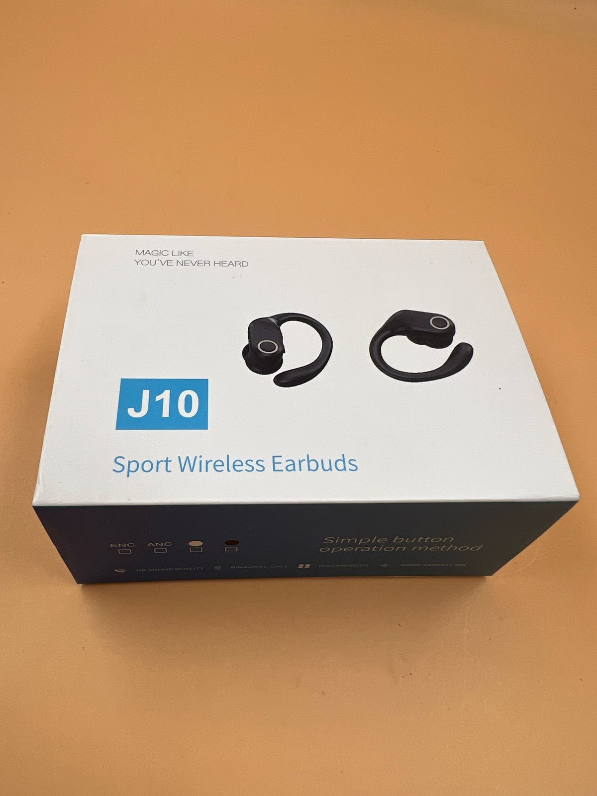 Auriculares Bluetooth deportivos J10 cancelacion ruido