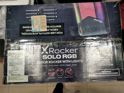 Silla Gamer X Rocker Neomotion Solo RGB Floor Rocker con Luces