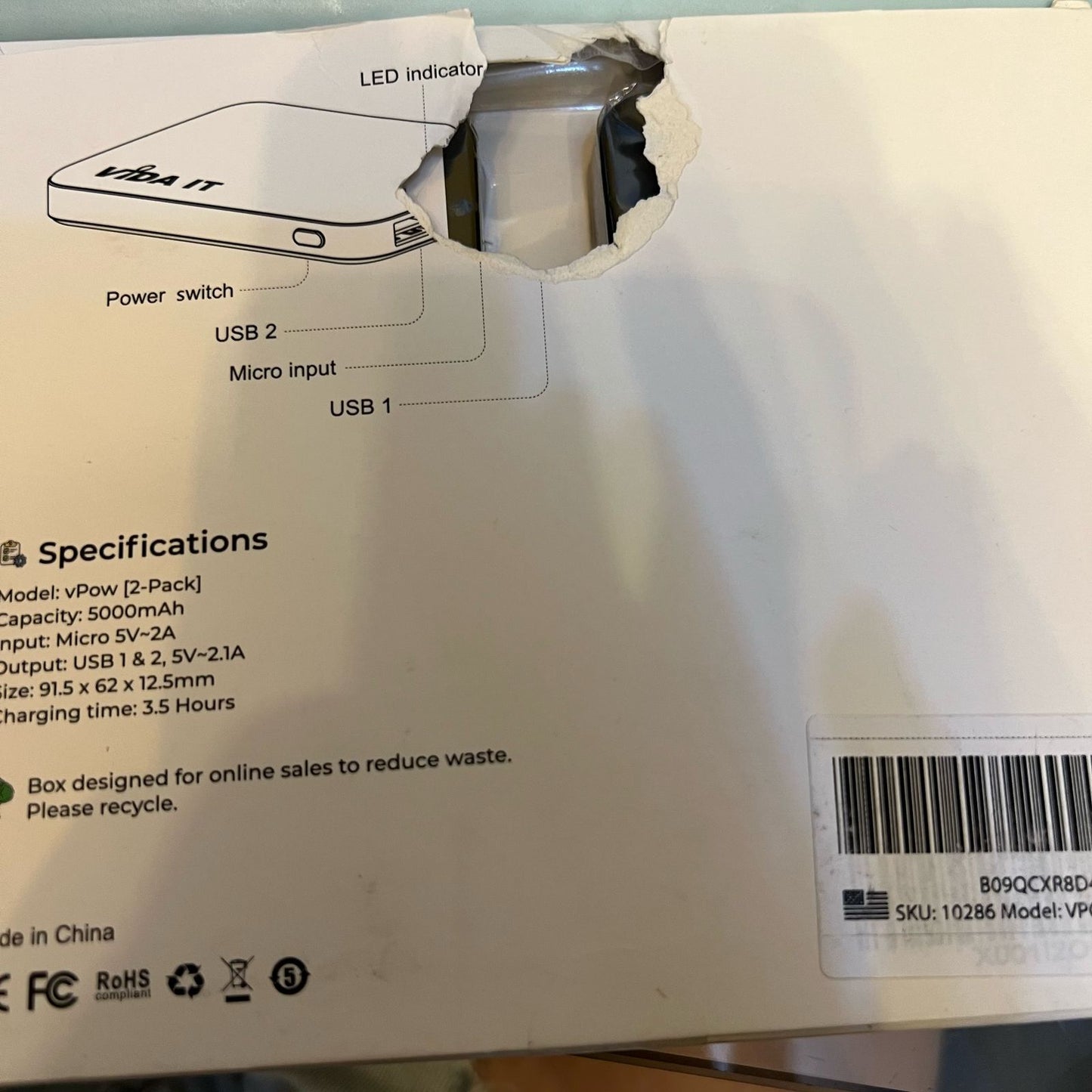 Vida IT - Paquete de 2 baterías ultra compactas (USADO)