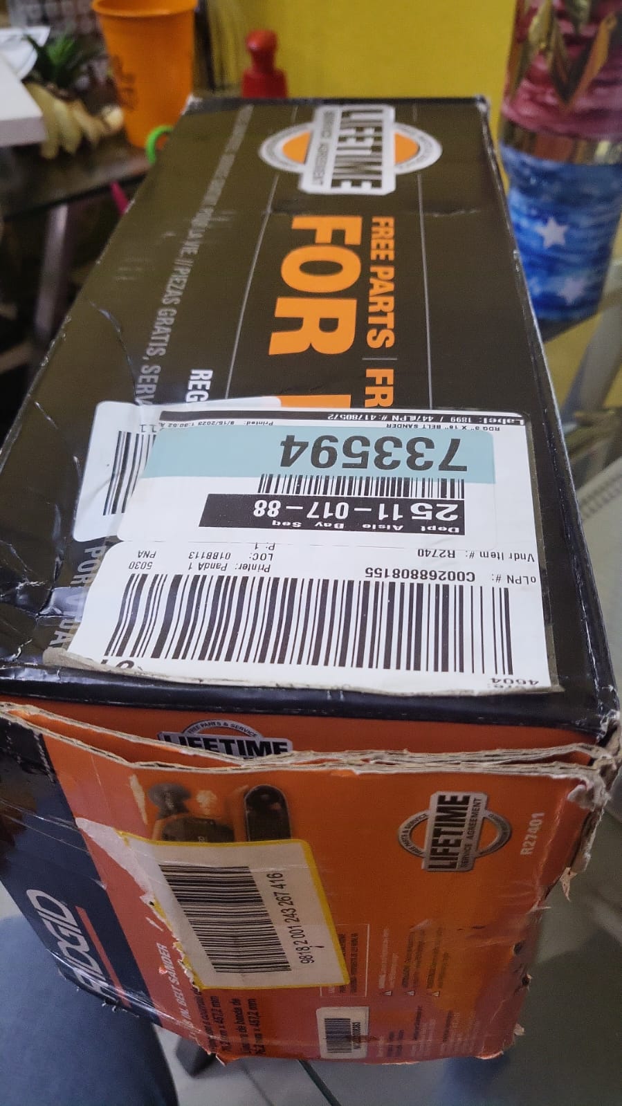 Lijadora De Banda Con Airguard Tecnol. Ridgid R27401