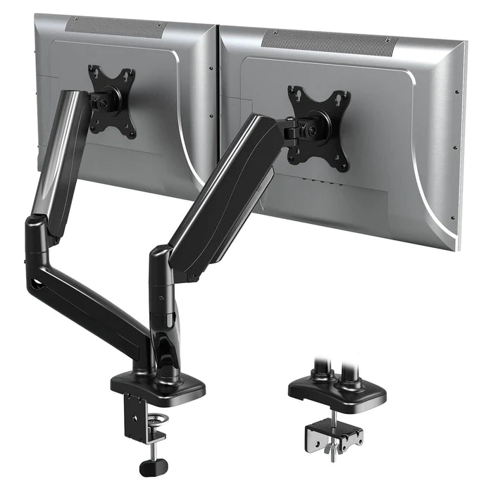 Mountup Soporte de monitor dual ajustable con resorte de gas. USADO