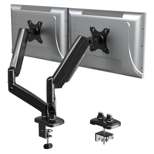 Mountup Soporte de monitor dual ajustable con resorte de gas. USADO