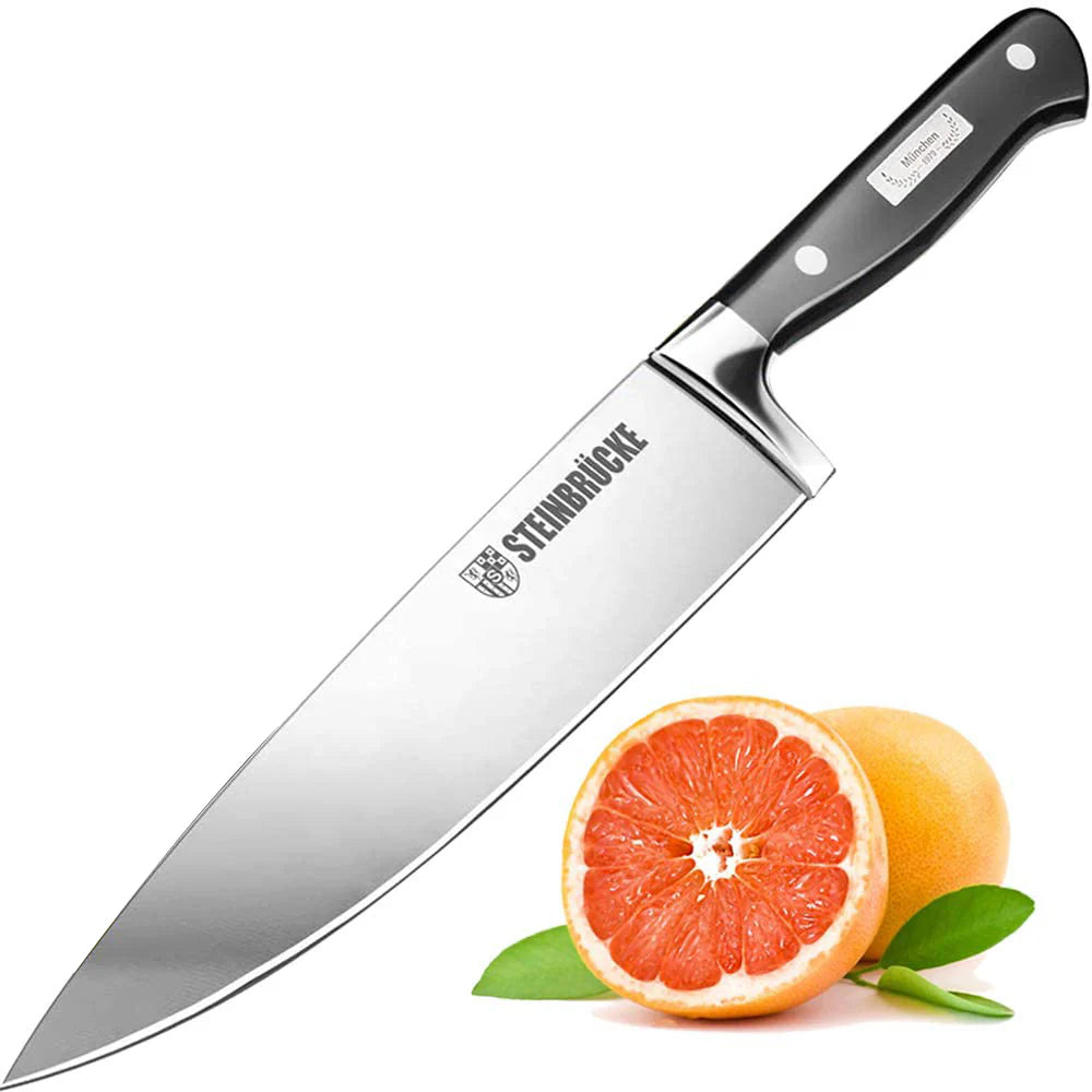 STEINBRÜCKE, Cuchillo de chef, acero inoxidable alemán.(DETALLE)