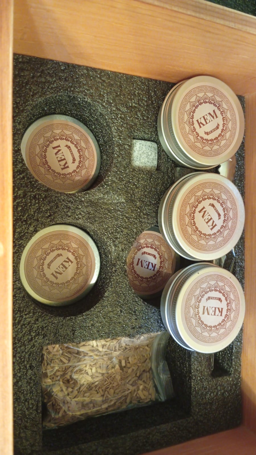 Kit para ahumar cocteles con antorcha, 6 tipos de chips.