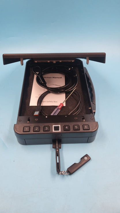 Caja Fuerte Biométrica Para 2 Pistolas Huella PIN Llave Rápida