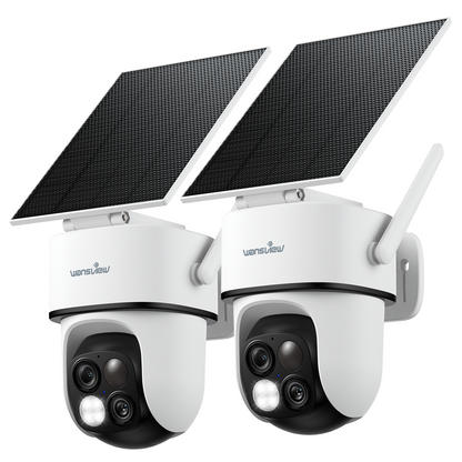Cámara solar de seguridad Wansview B7 2K 2pack