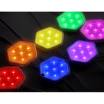 9 luces LED control remoto cambian de color BLACK+DECKER