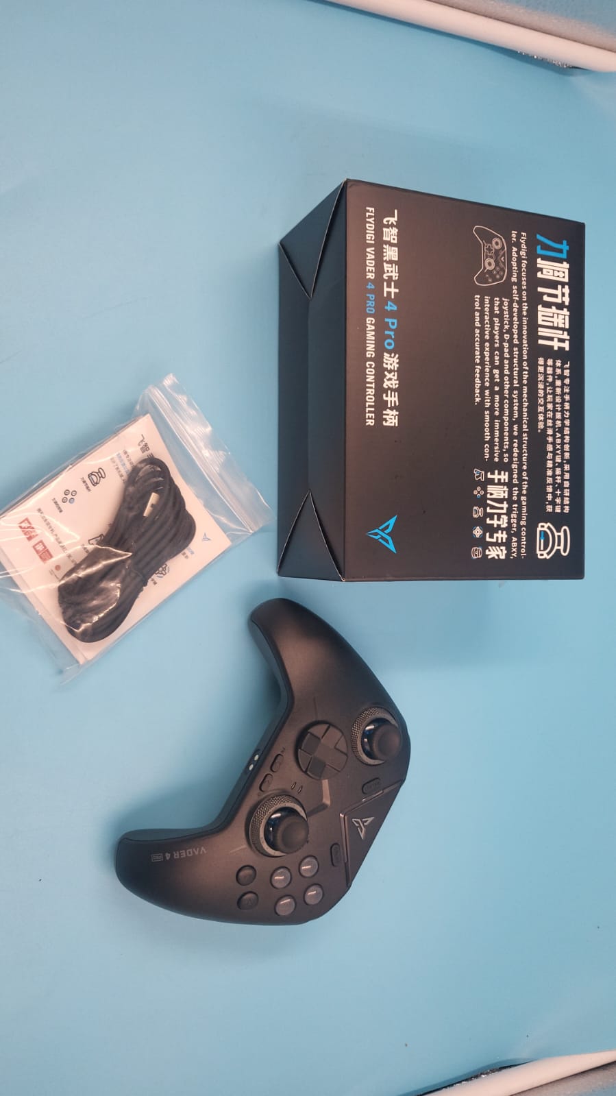 Controlador para PC Vader 4 Pro con palanca de ajuste de fuerza, joystick FLYDIGI