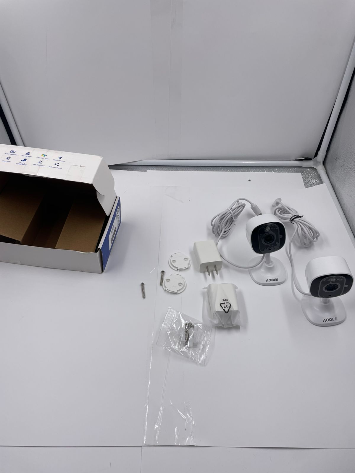 Cámaras Aoqee 2K para seguridad en el hogar.(USADO)
