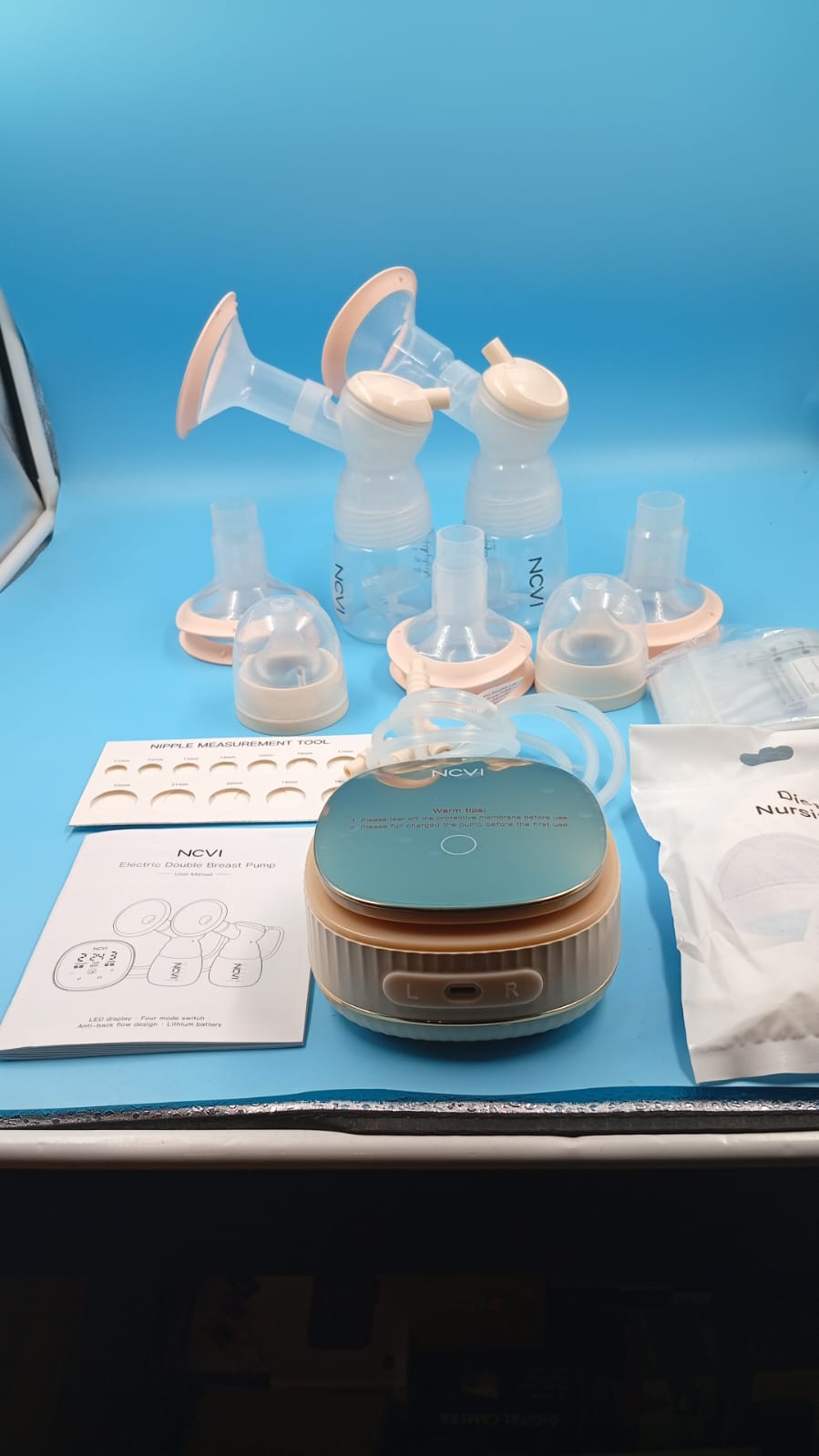 Bomba de succión de leche, eléctrica, recargable, sin BPA.