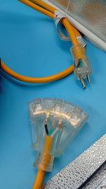 Carrete de cable de extensión retráctil de calibre 12, 50 FT (USADO).