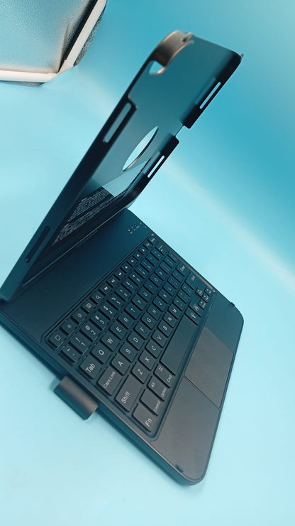Funda para iPad de 11", giratoria 360°,  retroiluminado RGB.