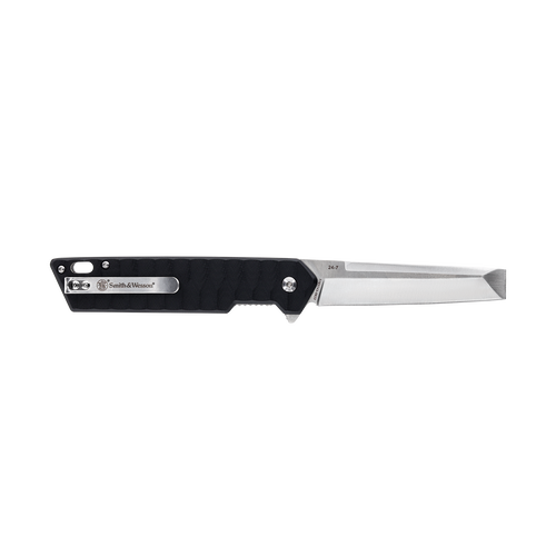Smith & Wesson Cuchillo Plegable Ultra Deslizante, Stainless Steel.
