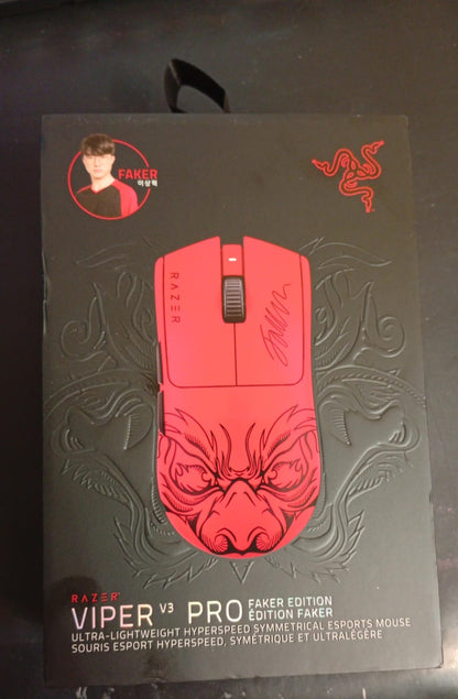 Ratón inalámbrico, Razer Viper V3 Pro Faker Edition, Ultraligero 8K.