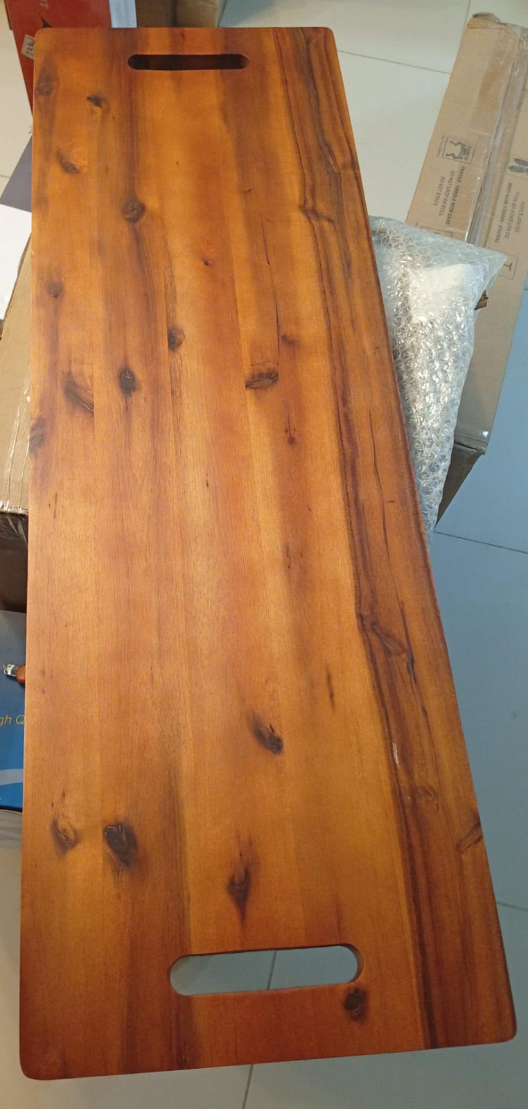 Tabla de Charcuteria, madera acacia, Tidita, con asas, p/aperitivos.