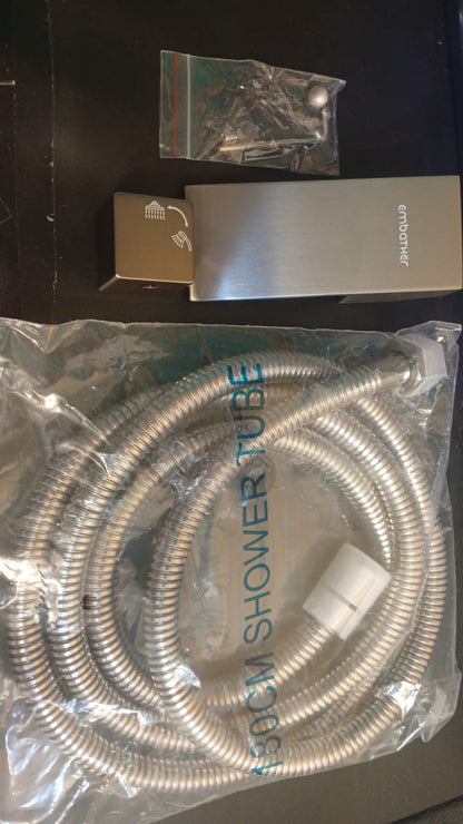Sistema de ducha Embather 10", Con cabezal de lluvia en pared.