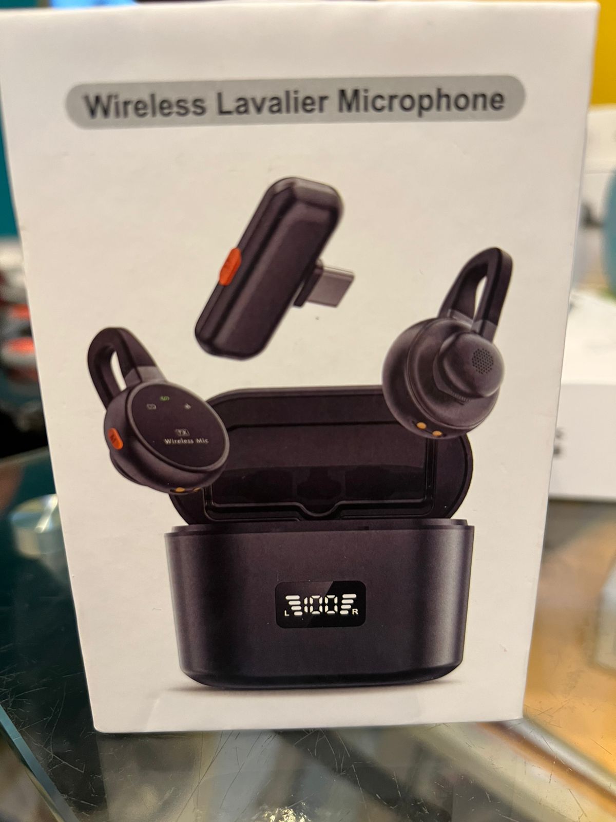 Micrófono Lavalier inalámbrico cancelación de ruido