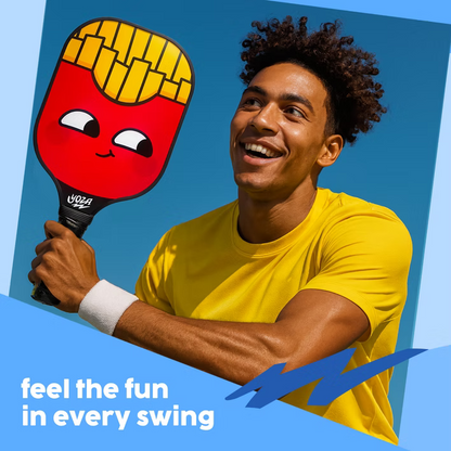 Set de pickleball para adultos Hamburguesa y papas fritas