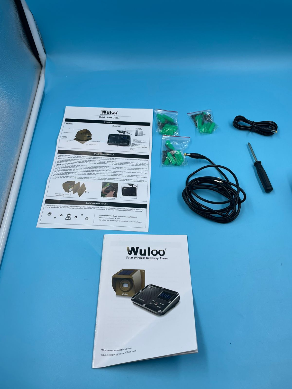 Sistema de alarmas de entrada de alcance Wuloo.